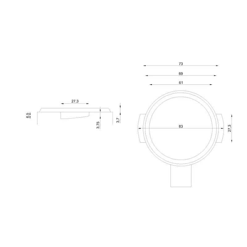 Faema E61 legend jubile filterdrager dubbel