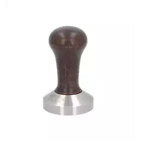 La Cimbali tamper 57mm walnoot handvat