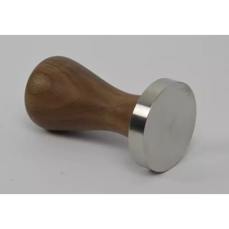 Pavoni pre-millenium tamper 49.5mm almerikaans walnoot