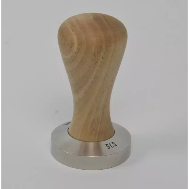 Pavoni millenium Tamper 51,5 mm Europees walnoot