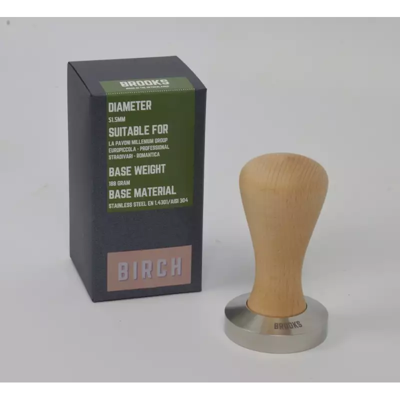 Pavoni millenium tamper 51,5 mm berken