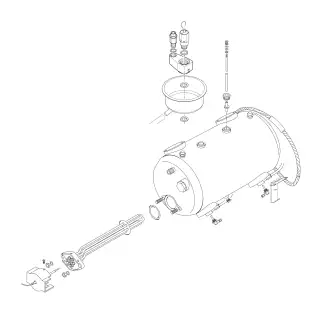 Faema E61 Jubilé - Boiler onderdelen